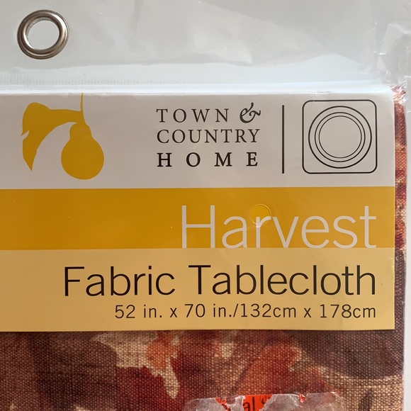 52”x78 Oblong Table Cloth Fall Autumn Leave Thanksgiving Dinner Party Halloween - Picture 3 of 12